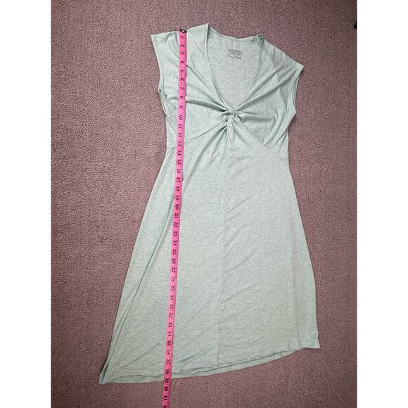Patagonia Seabrook Banda Dress Twist Front Mint Green Size Medium - Picture 7 of 7